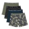 Calvin Klein Boys Modern Cotton Boxer Brief Underwear 4-Pack, Camostripe Pk, X-Small view 2