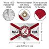 Alabama Crimson Tide State of Alabama Flag with Pole and Bracket Holder University Set view 3