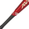 Axe Bat 2023 Avenge Pro Hybrid (-3) BBCOR Baseball Bat, 3-Piece Alloy/Composite Hybrid, Flared Axe Handle, Red/Black/Gold (33" / 30 oz.) view 4