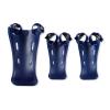 3 Packs,Catcher's Mask Throat Guard, Baseball/Softball Throat Protector, Including:1 Pack of 6 inches, 2 Packs of 4 inches (Blue) view 2
