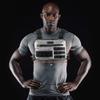 Fitdom Tactical Inspired Lightweight Running Chest Pack For Men With Built-In Phone Holder. A Sports Utility Rig Vest Made For Workouts And Outdoor view 2