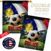 Ornament Collection World Cup France Banner Wall Art Flag Poles for Outside House Stand Outdoor Decorations Garden Tapestry Yard Signs FIFA Team Qatar Trophy Soccer Game Football Gifts, Made in USA view 3