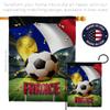 Ornament Collection World Cup France Banner Wall Art Flag Poles for Outside House Stand Outdoor Decorations Garden Tapestry Yard Signs FIFA Team Qatar Trophy Soccer Game Football Gifts, Made in USA view 4