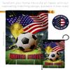World Cup United States Banner Wall Art Flag Poles For Outside House Stand Outdoor Decorations Garden Tapestry Yard Signs FIFA Team Qatar Trophy Soccer Game Football Gifts Made In USA view 4