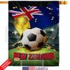 World Cup New Zealand Banner Wall Art Flag Poles For Outside House Stand Outdoor Decorations Garden Tapestry Yard Signs FIFA Team Qatar Trophy Soccer Game Football Gifts Made In USA view 2