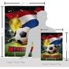 World Cup Netherlands Banner Wall Art Flag Poles For Outside House Stand Outdoor Decorations Garden Tapestry Yard Signs FIFA Team Qatar Trophy Soccer Game Football Gifts Made In USA view 2