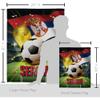Ornament Collection World Cup Serbia Banner Wall Art Flag Poles for Outside House Stand Outdoor Decorations Garden Tapestry Yard Signs FIFA Team Qatar Trophy Soccer Game Football Gifts, Made in USA view 2