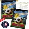 Ornament Collection World Cup Argentina Banner Wall Art Flag Poles for Outside House Stand Outdoor Decorations Garden Tapestry Yard Signs FIFA Team Qatar Trophy Soccer Game Football Gifts, Made In USA view 3