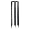 Bratla Cricket wickets with bails - Cricket Stumps Made of Wood, Set of 3 Stumps for Cricket with 2 bails, T20 Cricket Wicket, Cricket Stumps (Black) view 1