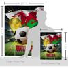 Ornament Collection World Cup Wales Banner Wall Art Flag Poles for Outside House Stand Outdoor Decorations Garden Tapestry Yard Signs FIFA Team Qatar Trophy Soccer Game Football Gifts, Made in USA view 2