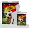 Ornament Collection World Cup Spain Banner Wall Art Flag Poles for Outside House Stand Outdoor Decorations Garden Tapestry Yard Signs FIFA Team Qatar Trophy Soccer Game Football Gifts, Made in USA view 2