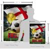 Ornament Collection World Cup England Banner Wall Art Flag Poles for Outside House Stand Outdoor Decorations Garden Tapestry Yard Signs FIFA Team Qatar Trophy Soccer Game Football Gifts, Made in USA view 2