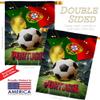 Ornament Collection World Cup Portugal Banner Wall Art Flag Poles for Outside House Stand Outdoor Decorations Garden Tapestry Yard Signs FIFA Team Qatar Trophy Soccer Game Football Gifts, Made in USA view 3