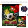 Ornament Collection World Cup Portugal Banner Wall Art Flag Poles for Outside House Stand Outdoor Decorations Garden Tapestry Yard Signs FIFA Team Qatar Trophy Soccer Game Football Gifts, Made in USA view 4