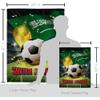 World Cup Saudi Arabia Banner Wall Art Flag Poles For Outside House Stand Outdoor Decorations Garden Tapestry Yard Signs FIFA Team Qatar Trophy Soccer Game Football Gifts Made In USA view 2