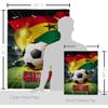 Ornament Collection World Cup Ghana Banner Wall Art Flag Poles for Outside House Stand Outdoor Decorations Garden Tapestry Yard Signs FIFA Team Qatar Trophy Soccer Game Football Gifts, Made in USA view 2