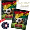 Ornament Collection World Cup Ghana Banner Wall Art Flag Poles for Outside House Stand Outdoor Decorations Garden Tapestry Yard Signs FIFA Team Qatar Trophy Soccer Game Football Gifts, Made in USA view 3