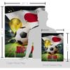 Ornament Collection World Cup Japan Banner Wall Art Flag Poles for Outside House Stand Outdoor Decorations Garden Tapestry Yard Signs FIFA Team Qatar Trophy Soccer Game Football Gifts, Made in USA view 2