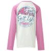 Salt Life Shady Palms SLX Youth Long Sleeve Stretch Fit Shirt, White, Medium view 1