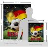 Ornament Collection World Cup Germany Banner Wall Art Flag Poles for Outside House Stand Outdoor Decorations Garden Tapestry Yard Signs FIFA Team Qatar Trophy Soccer Game Football Gifts, Made in USA view 2
