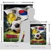 World Cup South Korea Banner Wall Art Flag Poles For Outside House Stand Outdoor Decorations Garden Tapestry Yard Signs FIFA Team Qatar Trophy Soccer Game Football Gifts Made In USA view 2