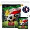 Ornament Collection World Cup Iran Banner Wall Art Flag Poles for Outside House Stand Outdoor Decorations Garden Tapestry Yard Signs FIFA Team Qatar Trophy Soccer Game Football Gifts, Made in USA view 4