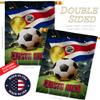 World Cup Costa Rica Banner Wall Art Flag Poles For Outside House Stand Outdoor Decorations Garden Tapestry Yard Signs FIFA Team Qatar Trophy Soccer Game Football Gifts Made In USA view 3