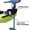 Newport Trolling Motor Transom Motor Mount - Kayaks - Freshwater and Saltwater - 1 Size, Gray view 4