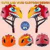 Toddler Helmet Kids Bike Helmet for 2 3 4 5 6 7 8 Years Old Girls with 3D Dinosaur Design Protective Gear Set and Safety Certified, Toddler Bike Cycling Skating Skateboard Scooter Helmet (Red) view 3