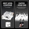 AKOBEN Ahofe Football Gloves - White Gloves Football, Boost Grip Football Gloves, Football Gear, Football Gloves Men, Adult Football Gloves, Large view 3