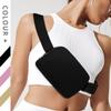 Favuit Mini Belt Bag Fanny Pack for Women, Crossbody Waist Packs Lightweight Fashion Bum Bag with Adjustable Strap for Travel Hiking Festivals Everyday Essentials (Black) view 3