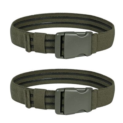 IDOGEAR Tactical Leg Strap Thigh Belt for Holster Knife Thigh Strap Outdoors EDC Leg Hanger with Quick-Release Buckle Unisex Elastic Nylon (ranger green2)