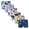 Winging Day Boys' Pure Cotton 6-Pack Print Boxer Brief Underwear Size 12T view 1