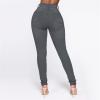 High Waist Ripped Skinny Jeans for Women Distressed Butt Lift Pencil Denim Pants Slim Washed Stretch Jean Trousers (Grey,4X-Large) view 2