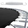 KOCOME Trampoline Springs, Galvanized Steel Trampoline Springs Replacement with T-Hook for JumpKing, Upperbounce, Skybound Trampoline view 3