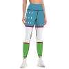 Adugen Origei Women's High Waist Uzbekistan Flag Print Tummy Control Yoga Capris 2XL view 1