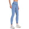 Adugen Origei Women's High Waist Tuvalu Flag Print Tummy Control Yoga Capris M view 3