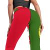 Adugen Origei High Waist Portugal Flag Yoga Pants Tummy Control Womens Fall Fashion 2022 L view 2