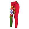 Adugen Origei High Waist Portugal Flag Yoga Pants Tummy Control Womens Fall Fashion 2022 L view 4