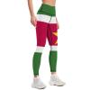 Adugen Origei Yoga Pants Suriname Flag Workout Running for Women M view 3
