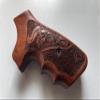 New! Wood Grip Compatible with Taurrus Raging Bull/Raging Hunter 454 460 480 500 Rough Texture/Checker Hardwood#Raging07 view 4