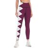 Adugen Origei High Waist Qatar Flag Yoga Pants Tummy Control Womens Fall Fashion 2022 S view 1