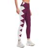 Adugen Origei High Waist Qatar Flag Yoga Pants Tummy Control Womens Fall Fashion 2022 S view 3
