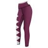 Adugen Origei High Waist Qatar Flag Yoga Pants Tummy Control Womens Fall Fashion 2022 S view 4