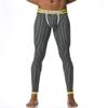 JOCKMAIL Long Johns Pants Men Thermal Underwear Cotton Printed Mens Thermal Underwear Sleeping Bottoms Leggings Pant (as1, Alpha, xx_l, Regular, Regular, Black, XX-Large) view 1