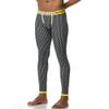 JOCKMAIL Long Johns Pants Men Thermal Underwear Cotton Printed Mens Thermal Underwear Sleeping Bottoms Leggings Pant (as1, Alpha, xx_l, Regular, Regular, Black, XX-Large) view 3