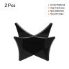 PATIKIL 4.7" Ball Display Stand, 2 Pack Multi-Function Acrylic Ball Stand Display Holder for Football Basketball Volleyball Soccer Ball Rugby, Black view 3