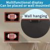 Medikaison Football Display Case Wall Mount Lockable Clear View Full Size Anti Fade UV Protective Acrylic Door Wooden Signed Memorabilia Football Box Shelf Holder-Double Ball (Single Ball Cherry) view 4