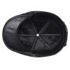 nster Winter Hats,Winter Cowhide Peaked Cap Men's Keep Warm with Ear Protectors for The Elderly Adjustable Size 55-60cm view 4