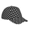 Baseball Cap Adjustable Dad Hat Trucker Hat Casual Snapback, White Black Polka Dot Dots view 3